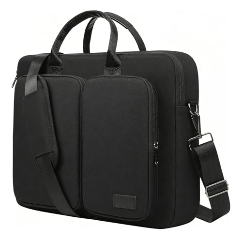 Sacoche PC portable compatible MacBook Pro 16 finition premium noire