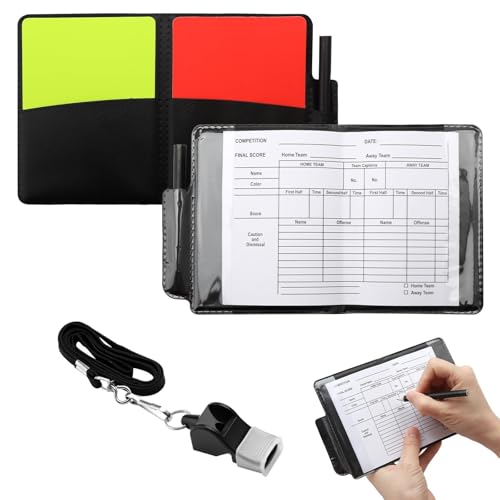 Schiedsrichter Set, Schiedsrichter Karten Pfeife, KostüM...