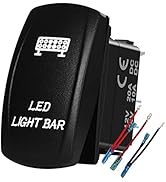 HOKAAER Arrows Momentary Rocker Switch Toggle (On)-Off-(On) 12V/20A 24V/10A