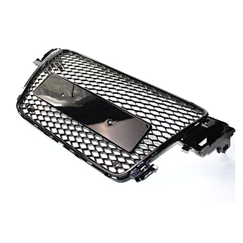 Repuesto de Rejilla Delantera de Panal Negro Brillante Compatible con Audi A5 2008-2012 8T0853651F
