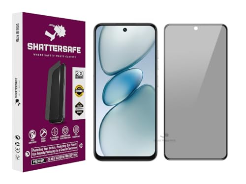 Image of Anti-Spy Privacy Tempered Glass Compatible For Tecno Spark GO 1s [Pack of 1]. 9H Hardness, Anti-Scratch, Edge-to-Edge Protection With Easy Installation Kit & Case Friendly Fit.