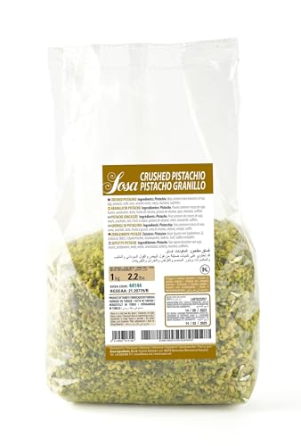 SOSA Fruto secos cortados - Formato 1kg - Uso alimentario professional (Pequeño, Granillo de pistacho)