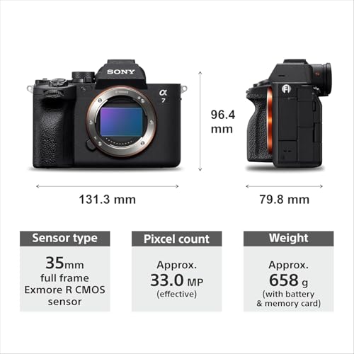 Image of Sony Alpha ILCE-7M4M with All new Lens FE 28-70mm F3.5-5.6 OSS II | Full-Frame Hybrid Camera 33MP Interchangeable-Lens Mirrorless Camera|4K 60P Video Recording - Black