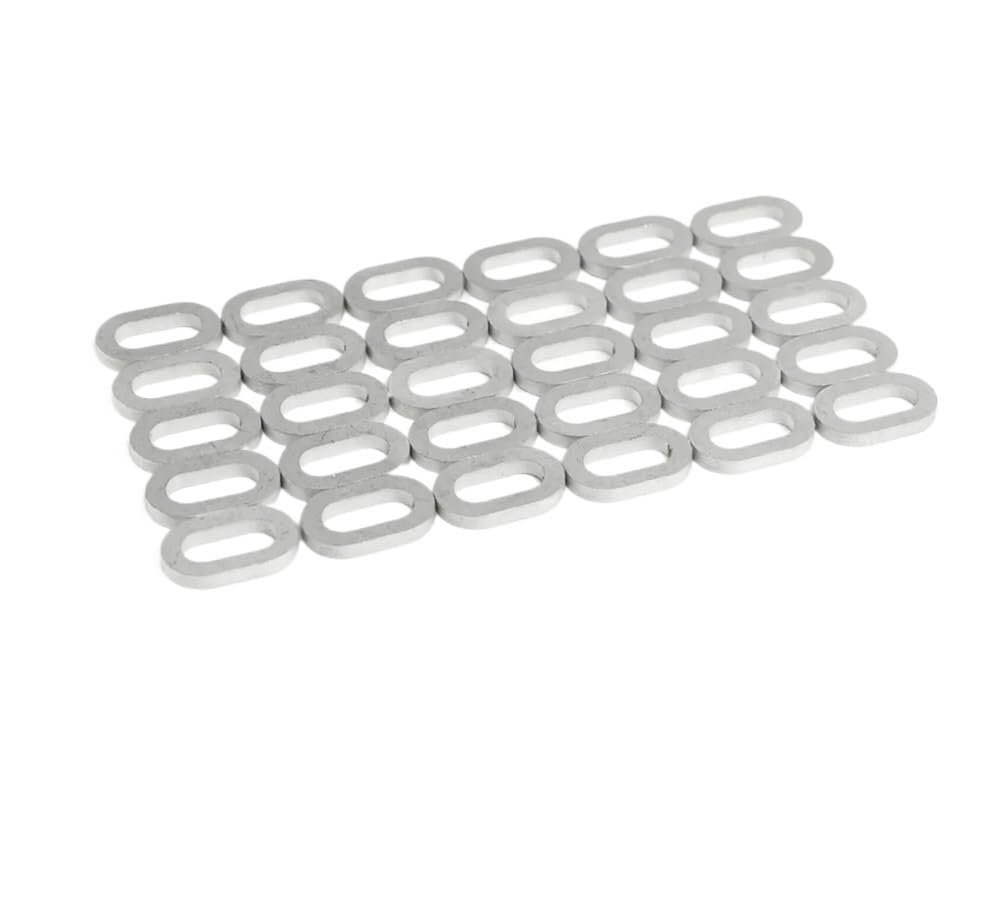 30PCS Stainless Steel Body Oval Washer for Sea-Doo Spark Trixx 2Up 3Up 60 90 900 ACE 900 HO ACE Rotax 291003880