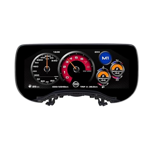 Compatible for Nissan 350/370Z 2007-2023 Car Digital Cluster LCD Dashboard Cockpit Virtual Instrument