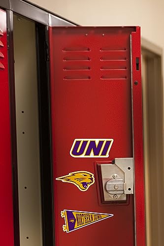 Image of University of Northern Iowa 8ct Vinyl Large Deluxe Stickers Variety Pack - Laptop, Water Bottle, Scrapbooking, Tablet, Skateboard, Indoor /Outdoor - Set of 8