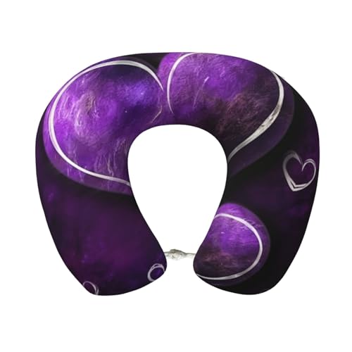 Almohada Viscoelástica de Viaje Negro U miniatura 1