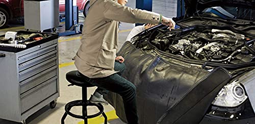 Pono 300-Pound Adjustable Height Bar Stool, Pneumatic Swivel Bar Stool, 360 Degree Swivel, Heavy Duty Steel Frame Stool Perfect For Home, Bar, Garage And Shop, Black #TOP7