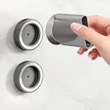 Pack of 2 Wall Mount Hair Dryer Accessories Magnetic Holder for Dyson Supersonic Hair Dryer and Dyson Airwrap Styler, Wall Mount Blow Dryer Accessories Organizer Storage, Install Hardware Included