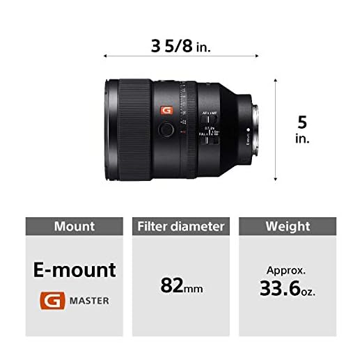 Sony 135mm F1.8 G Master Telephoto Lens