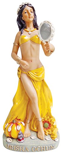 Estatua Santo Orisha Ochun 5 pulg miniatura 1