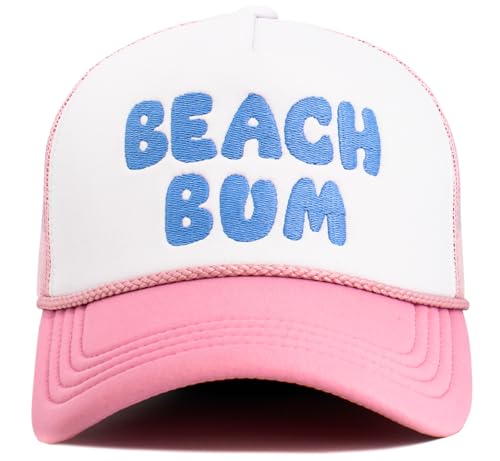 Image of Vacation Beach Camping Womens Baseball Cap Distressed Vintage Unconstructed Embroidered Patch Hat