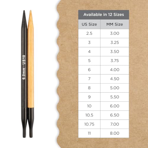 Image of Knitter's Pride Day & Nite Normal Interchangeable Circular Needles 5 inch inch (13cm) - US Size 10 (6mm)