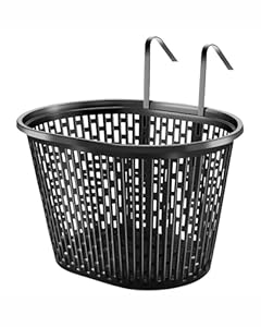 Pplkhs PPLKHS Fahrradkorb Kunststoff Schwarz