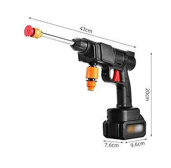 高圧洗浄機本体 48V バッテリー付き【2個】写真のものすべてセットです、新品 高圧洗浄機本体 48V バッテリー付き【2個】写真のものすべて