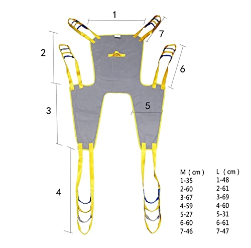 Eslinga de elevación para traslados de la cama a la silla 7