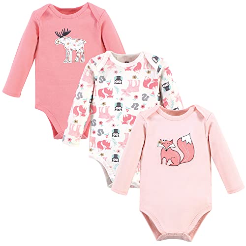 Image of Hudson Baby unisex-baby Cotton Long-sleeve Bodysuits