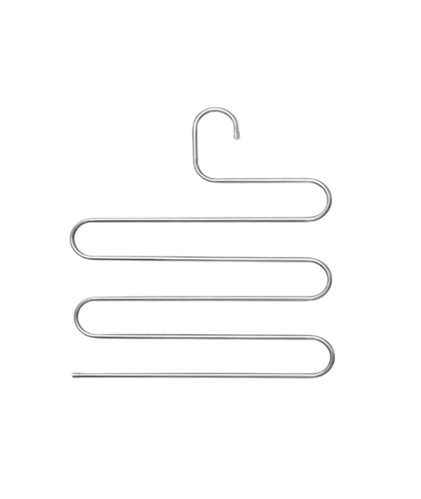 1PC Pants Rack Five-Layer Multi-Functional Hanger Multi-Layer Storage Home(3pcs)