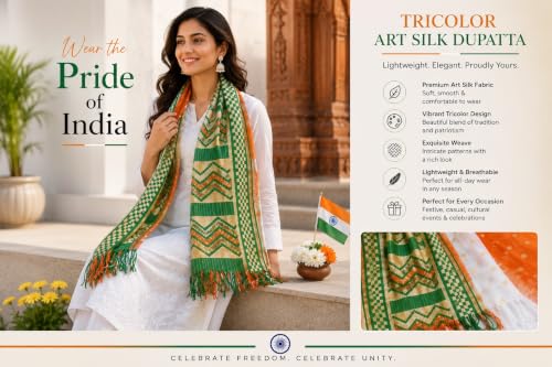 Image of PK HUB Women's Jaipuri Rajasthani Bandhani Dupatta | Art Silk Bandhej Dupatta with Gota Patti Work & Tassels (Free size)