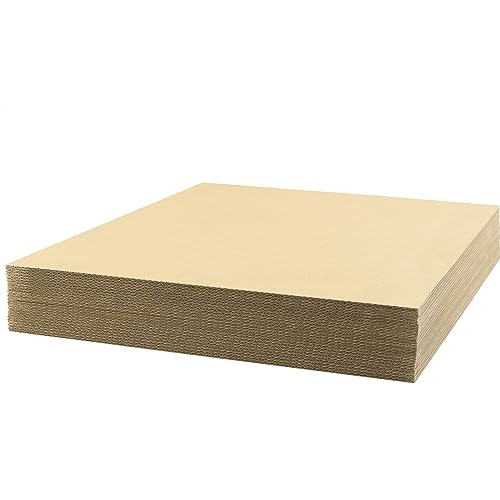 Image of Golden State Art 11x14 Corrugated Cardboard Sheets, 25 Pack | Flat Cardboard Pads, For Packing, Mailing, Moving, Shipping, Crafts