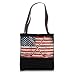 American Pride 4th of July Ice Hockey USA Flag Hockey Sticks Tote Bag