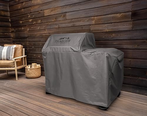 Image of Traeger Grills BAC761 Full-Length All Weather Grill Cover Accessory - Woodridge