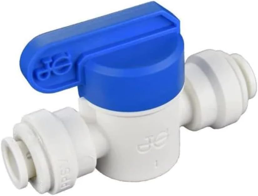 IPW Industries Inc-John Guest - Polypropylene Inline Straight Ball Valve 3/8" Quick Connect -PPSV041212W