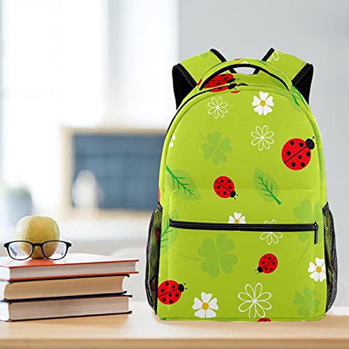 Sac à dos ordinateur portable vert et multicolore pour le lycée