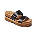 REEF Cushion Vista Higher Womens Platform Fashion Sandal, Arch Support, Ultra Soft Cushion Footbed, Black, 8.5