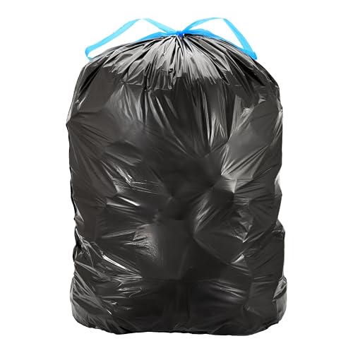 Image of Ruffies Lawn & Leaf Trash Bags - 39 Gallon, 20 Count, Drawstring - Black Bags