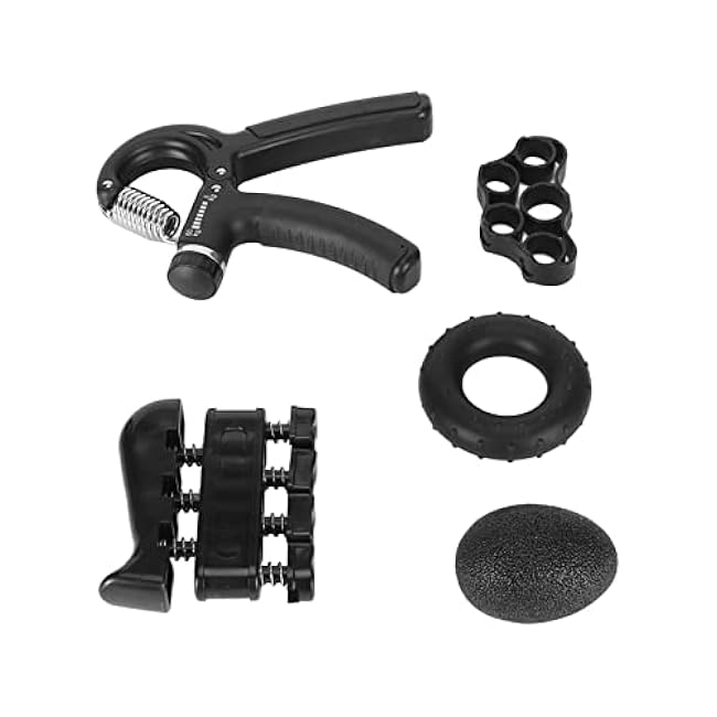 Hand Grip Strengthener Kit Elastic Silicone Skin Friendly Portable Forearm Trainer Kit for Workout Recovery Family