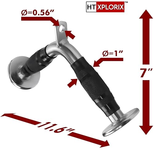 Image of V-Shaped Handle - Versatile Cable Attachment for Triceps, Biceps & Strength Training