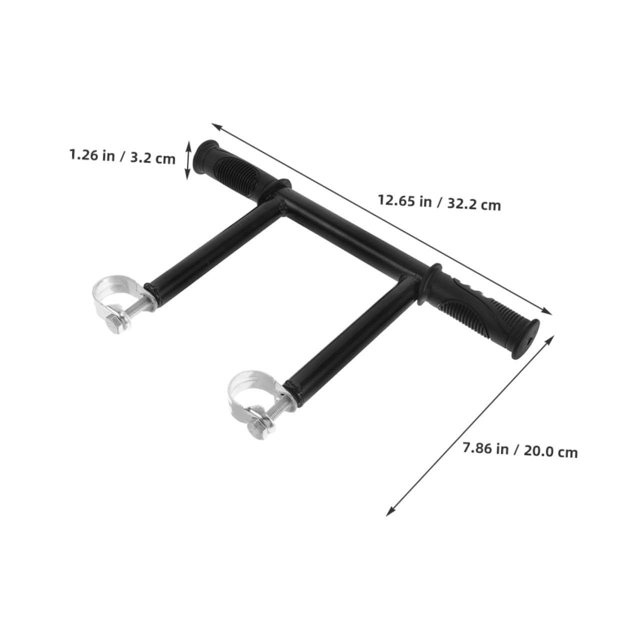 Manillar Plástico Cochecito en Extensor para Acero Inoxidable de Diseño Moderno Soporte para Reposabrazos y Adecuado para Paseos y Excursiones Niño