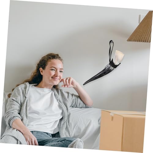 Corne de bœuf viking de collection avec support, cadeau médiéval idéal - 6