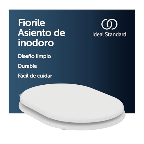 Asiento de inodoro Fiorile de material resistente y diseño redondeado 3