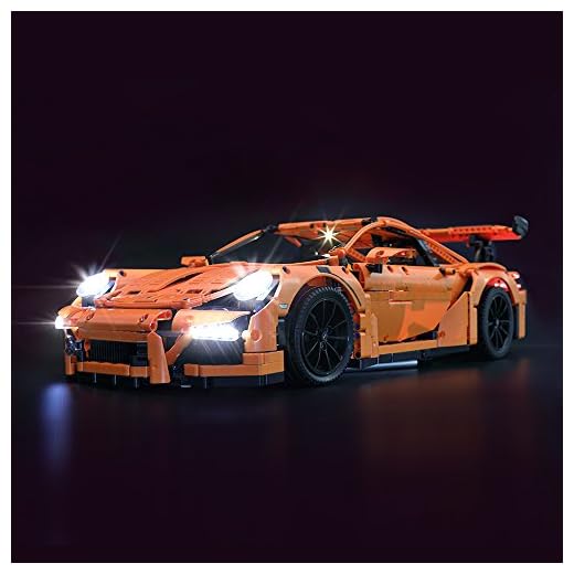 LIGHTAILING Licht-Set Für (Porsche 911 GT3 RS) Modell - LED Licht-Set Kompatibel mit Lego 42056(Modell Nicht Enthalten)