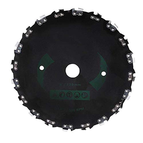 Rrunzfon 20-Dientes Cuchilla del Cortacésped Ángulo Recto Sierra De Cadena Universal Desbrozadora Sierra De Disco Jardín Accesorios Máquina