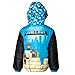 Minecraft Steve Creeper Big Boys Zip Up Winter Coat Puffer Jacket Blue 14-16