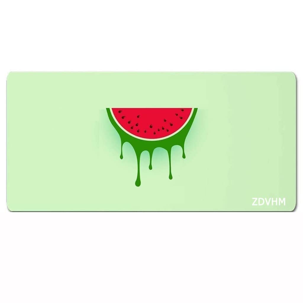 ZDVHM Gaming Mouse Pad Creativity Watermelon Oversized Extended Keyboard Mouse Mats Cafe Game Mousepad for Office Home Non- Slip PC Desktop Table Mouse Pads 6003003mm