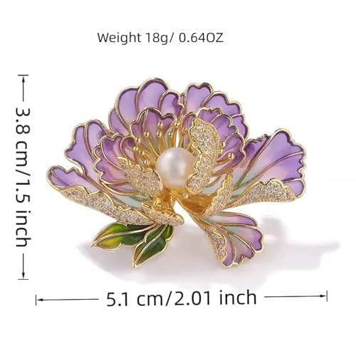 Image of SYWDUDUCLT Fashion Elegant Brooches for Women Brooch, Suitable For Party And Daily Wear On Many Occasions