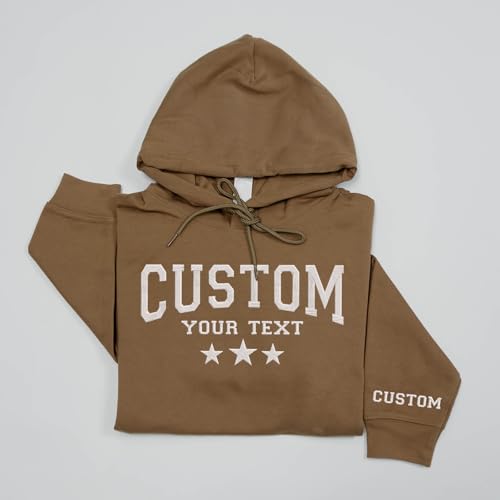 Personalized Sweatshirt for Women & Men – Custom Embroidery, Add Name or Text, Custom Embroidered Hoodies, Matching Couple, Gift for Boyfriend, Girlfriend, Family, Holiday Present4