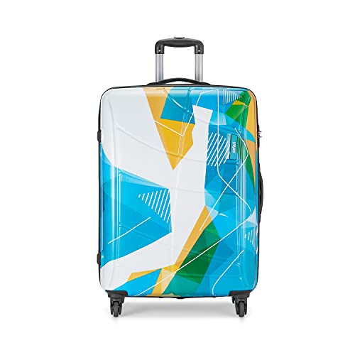 Image of Safari Luma 77 Cms Large Check-in Trolley Bag Hard Case Polycarbonate 4 Wheels 360 Degree Wheeling System Luggage, Trolley Bags for Travel, Suitcase for Travel, Multicolour