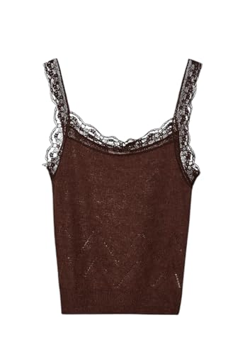  Liu Jo Top in Maglia WF4333MAG71 Marrone Scuro Marrone