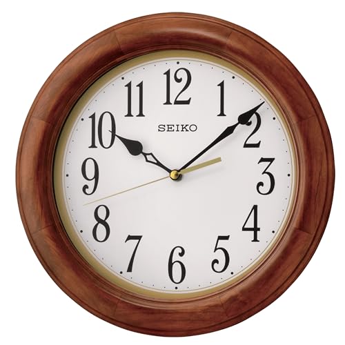 12 Round Wooden Classic Wall Clock