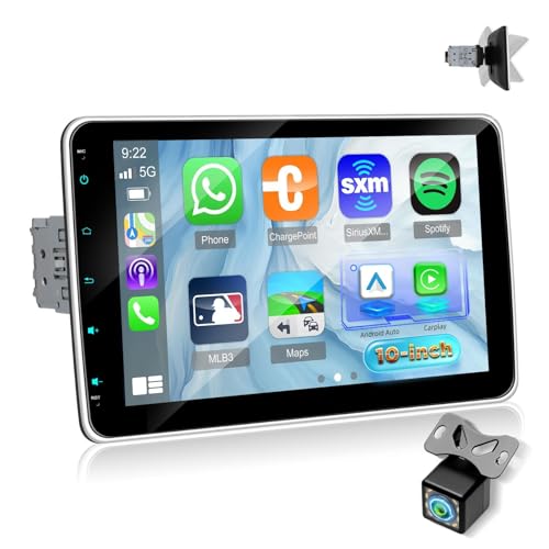 Radio para auto con pantalla táctil de 10 pulgadas miniatura 1