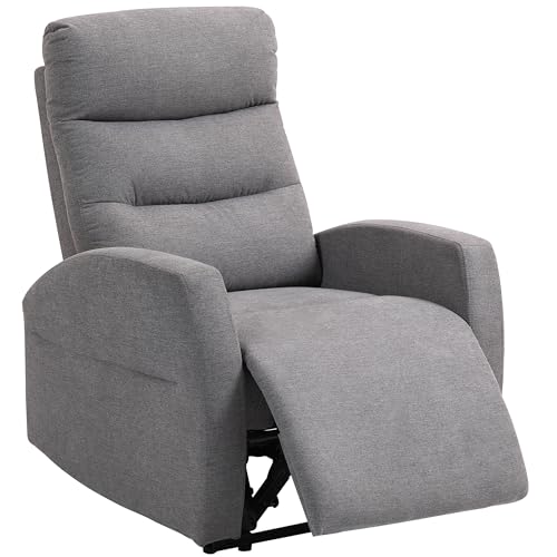 HOMCOM Relaxsessel, Fernsehsessel mit Liegefunktion, Gepolstert TV-Sessel mit Fußteil, Leinenoptik Ruhesessel für Wohnzimmer, Schlafzimmer bis 150 kg, Dunkelgrau HOMCOM Relaxsessel, Fernsehsessel mit Liegefunktion, Gepolstert TV-Sessel mit Fußteil, Leinenoptik Ruhesessel für Wohnzimmer, Schlafzimmer bis 150 kg, Dunkelgrau