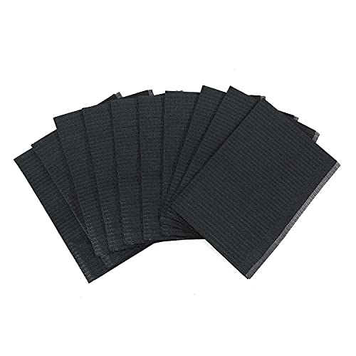 Disposable Dental Bibs Sheets Cloths,125Pcs 13 X 18 Inches Tattoo Table Covers Clean Pad,Underpad Hygiene Personal Tattoo Bib Waterproof Tattoo Table Loth Tattoo Supply Sheet （Black） #TOP5