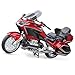 Collection Motorcycle Sound Light Toy Gift 1:11 for H-ONDA Gold Wing GL800 2021 Alloy Diecast Metal Model(Red)