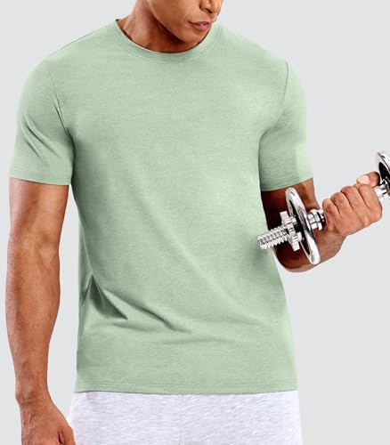 MIER Men's T Shirts Short Sleeve Dry Fit Soft Athletic Tshirt Moisture Wicking Active Casual Running Tee Tops, Crew Neck - Image 3