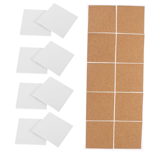 HAKIDZEL 10 Pack Sublimation Coasters Absorbent Ceramic Coasters for Drinks Smooth Edges